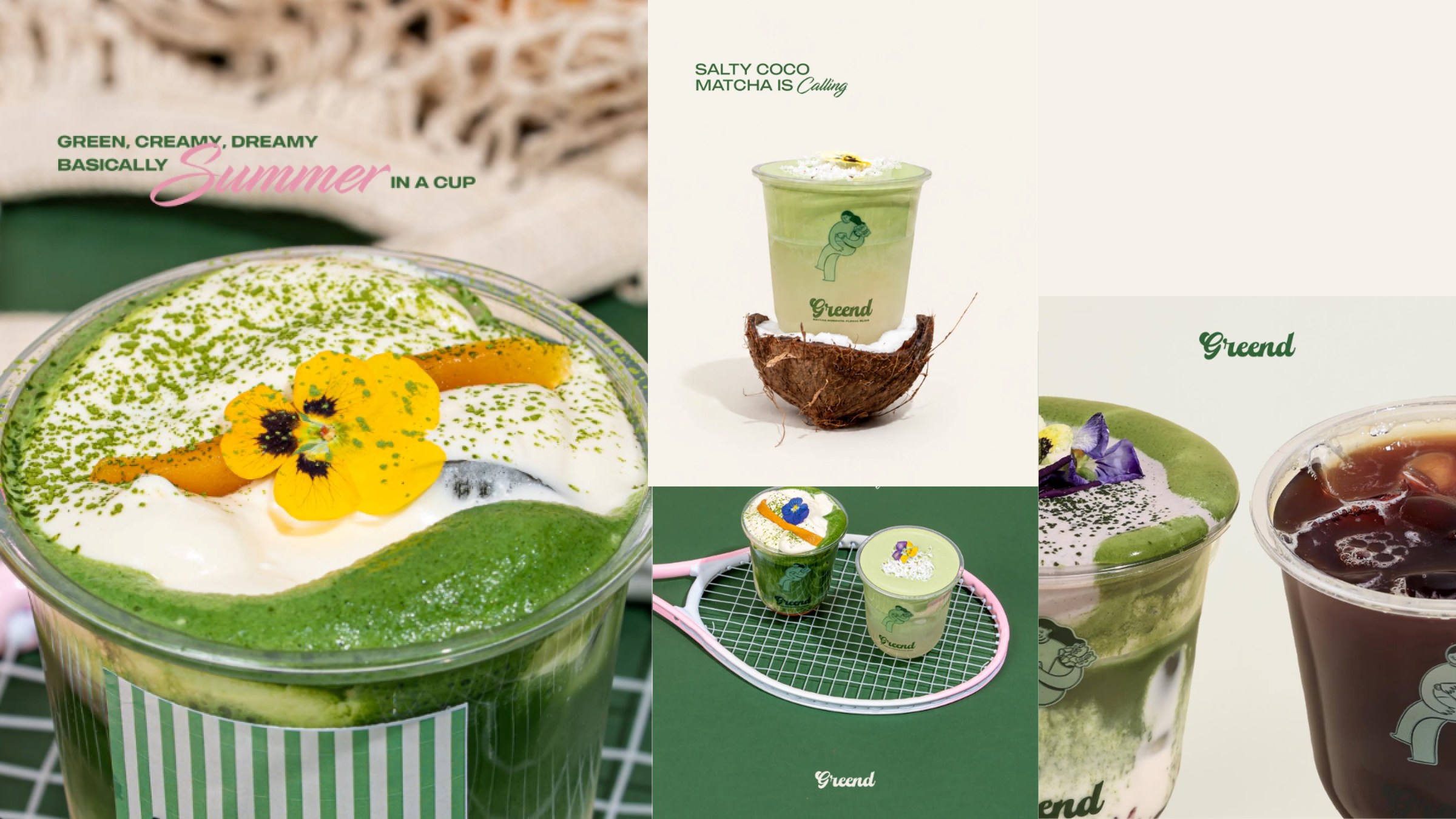 Greend Matcha Creations - Green, Creamy, Dreamy